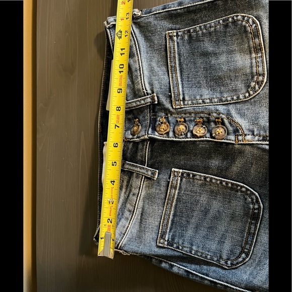 Pilcro And The Letterpress Anthropologie High Rise Denim Leggings - Picture 9 of 12